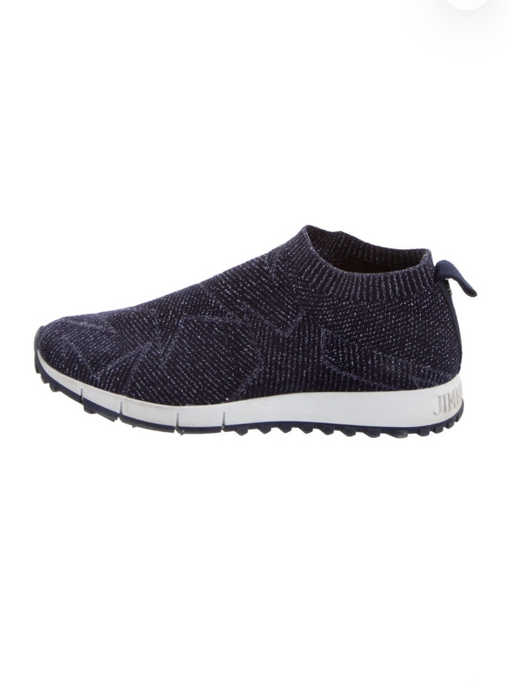 Women’s Jimmy chop Slip-On Knit sneakers  — Navy